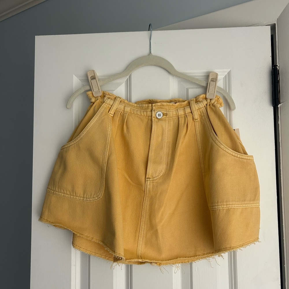 Yellow Pilcro Women’s Skirt